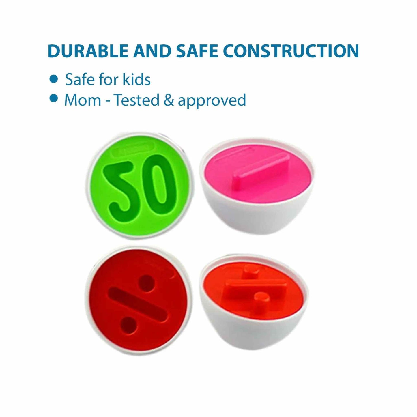 26 Number + Math Eggs - Matching STEM Toy
