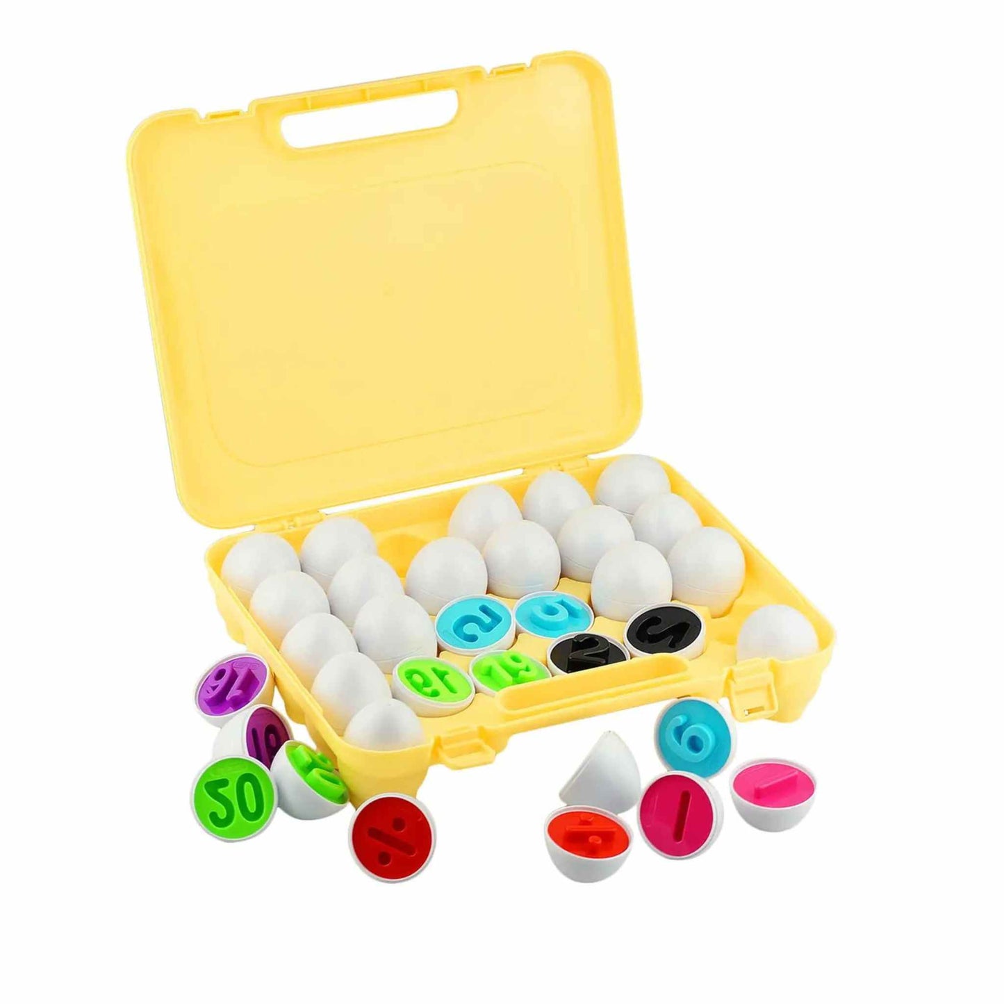 26 Number + Math Eggs - Matching STEM Toy