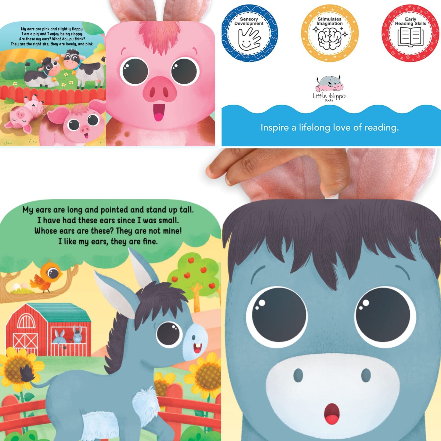 These Aren't My Ears - Farm - Sensory Book