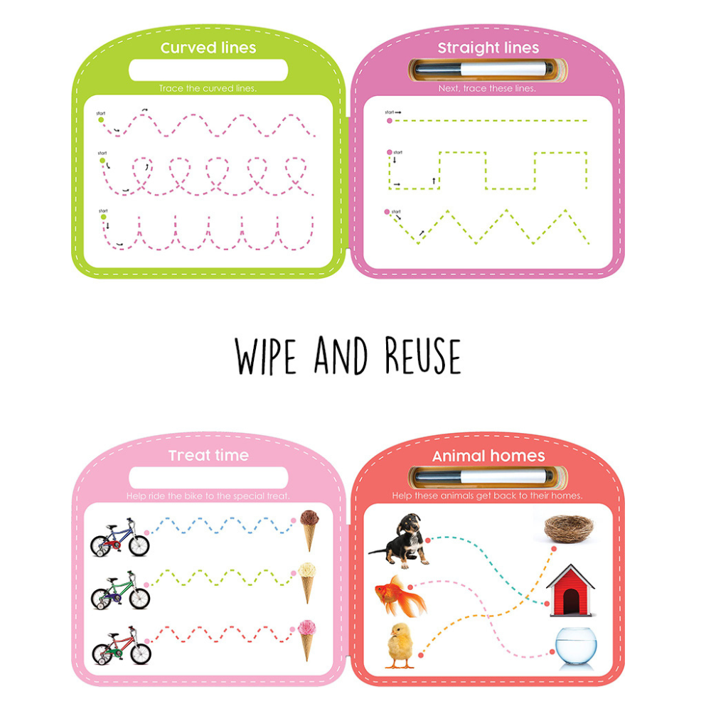 Write & Wipe Pen Control Book