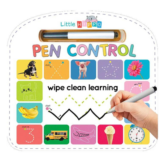 Write & Wipe Pen Control Book