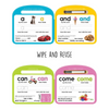 Write & Wipe Sight Words - Children's Wipe + Clean - Educational